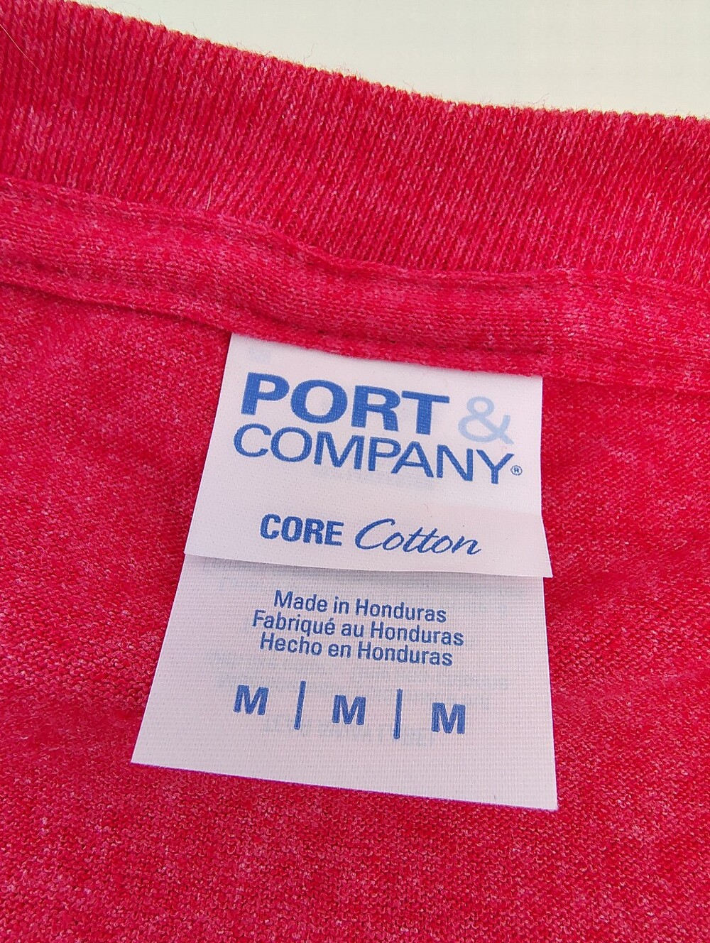 NWT Lamar University Cardinals T-Shirt Medium M Port & Company Red Heather - Picture 2 of 5